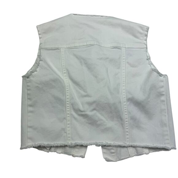 ALBERTA FERRETTI Denim Beaded Vest - Picture 2 of 9